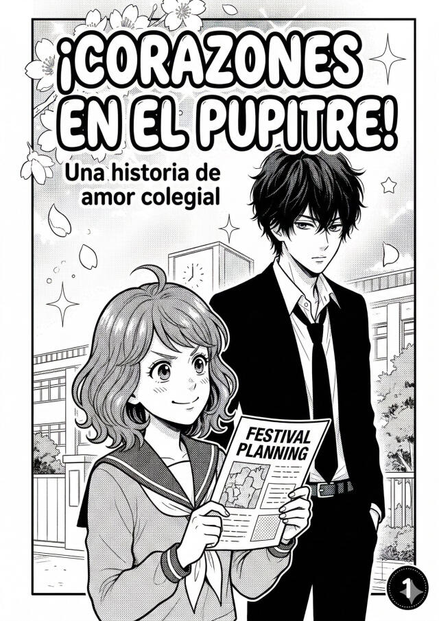 !Corazón en el pupitre!