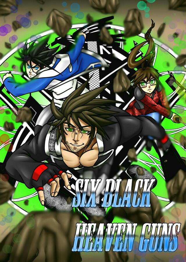SIX BLACK HEAVEN GUNS