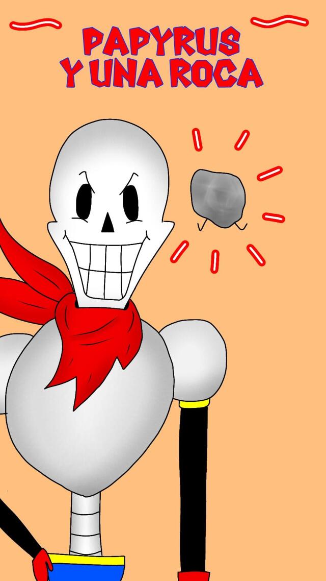Papyrus y una roca