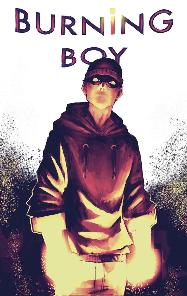 Burning boy 