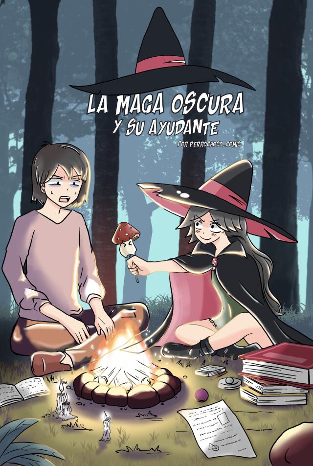 La maga oscura y su ayudante.