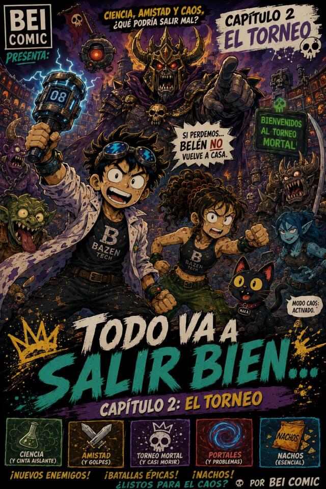 TODO VA A SALIR BIEN... Capitulo 1 y 2 por BEI COMIC