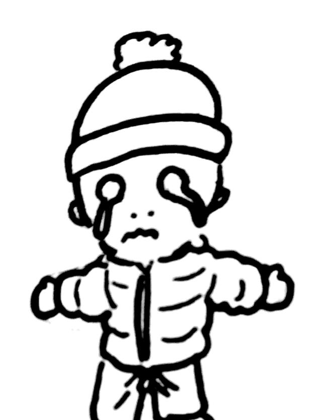 Snow cry-baby