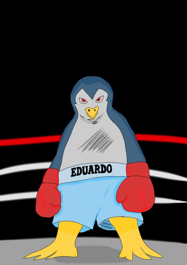 EDUARDO, THE BOXING PENGUIN