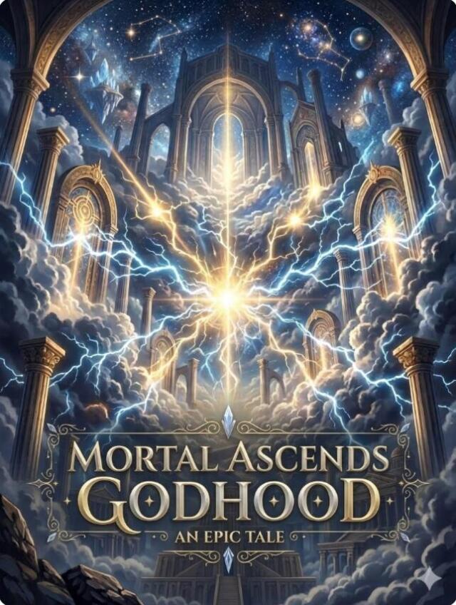 Mortal ascends godhood