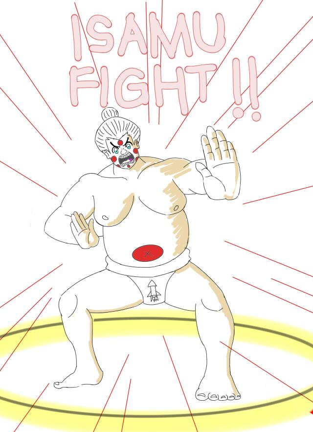Isamu fight!!