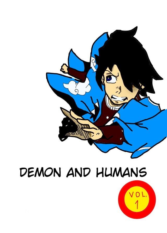 demon and humans