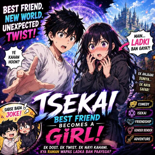 Isekai best friend become girl