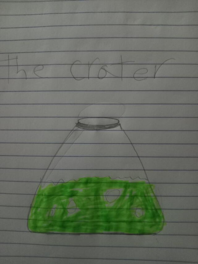The crater