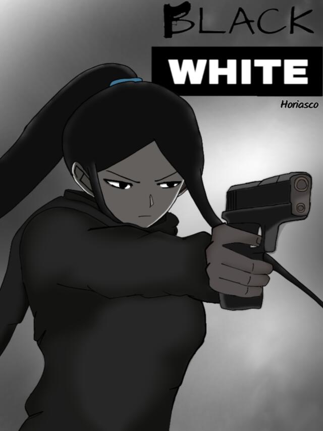 Black White