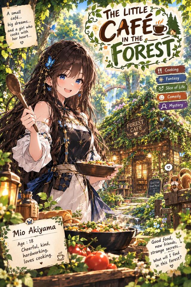 The little Cafe in forest