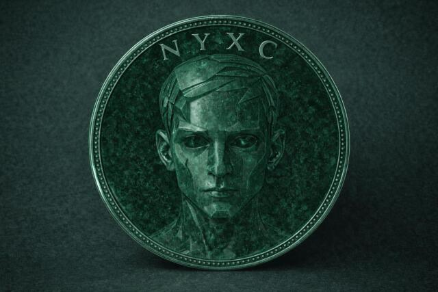 Glass statue of a handsome man.