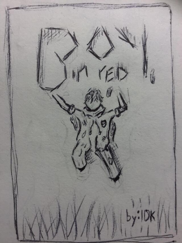 BOY in red 