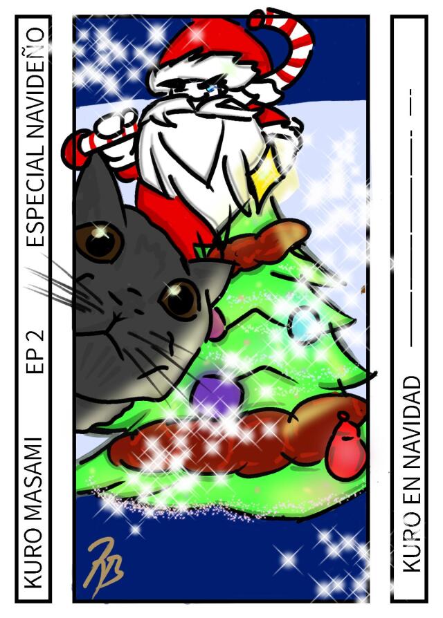 kuro en navidad