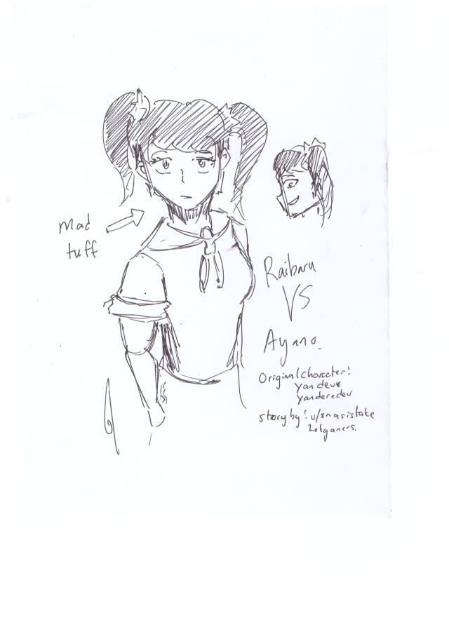 Raibaru Vs Ayano (Yandere Simulator Fan Comic)
