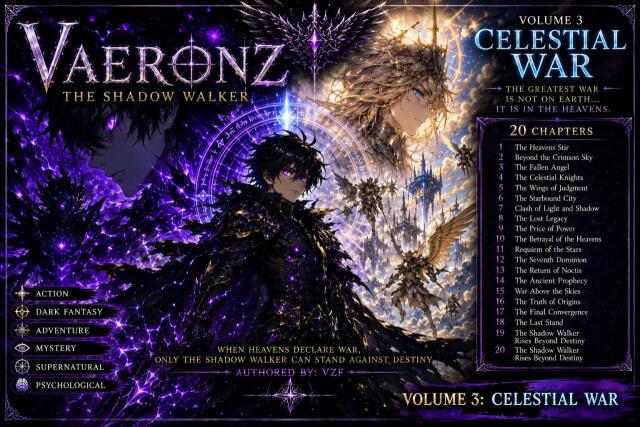 Vaeronz The Shadow Walker volume 3 The Celestial War