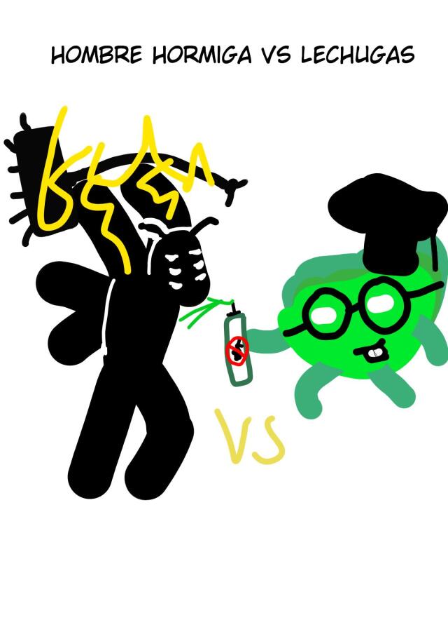 el hombre hormiga vs lechugas