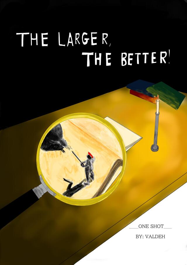 THE LARGER, THE BETTER! (storyboard)