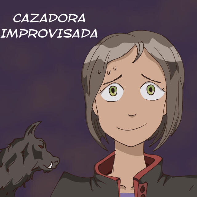 Cazadora improvisada