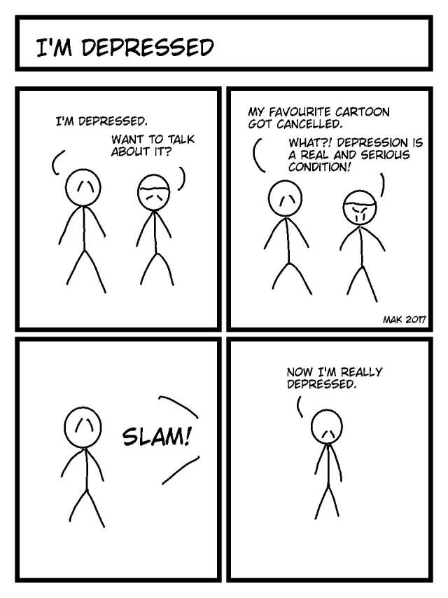 Depressed Dave's comics