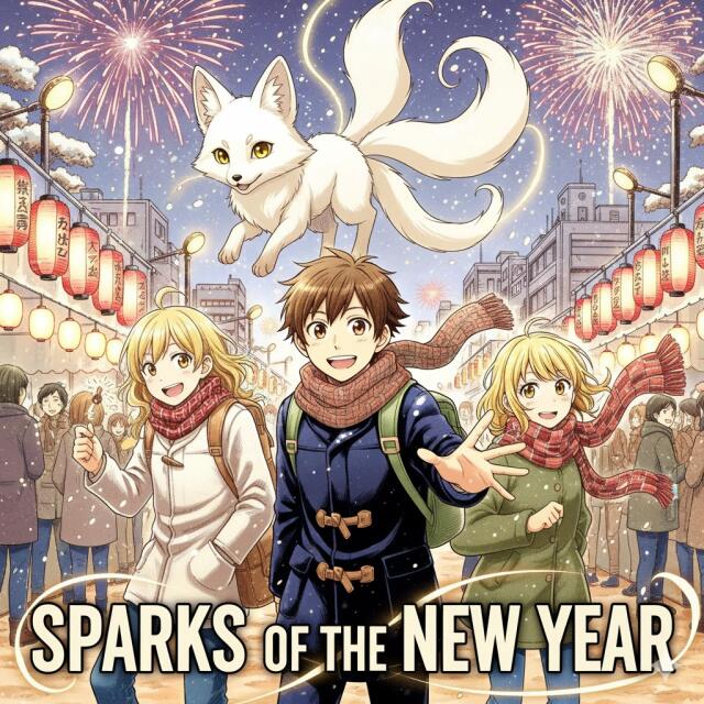 sparks of the New year