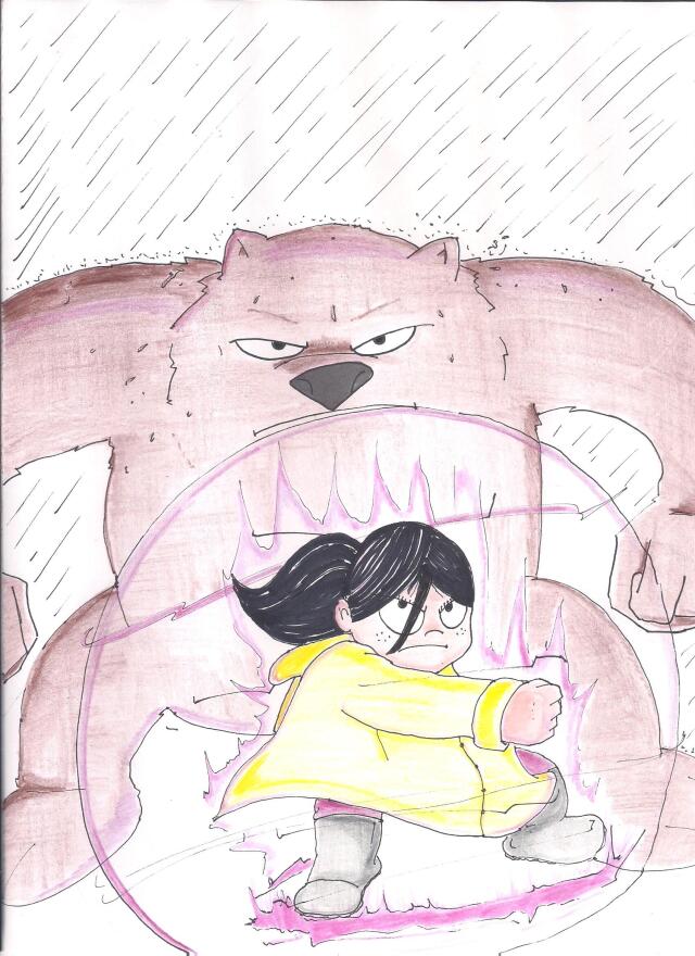 Niña y oso