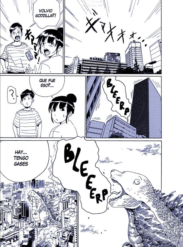 Godzilla tiene gases