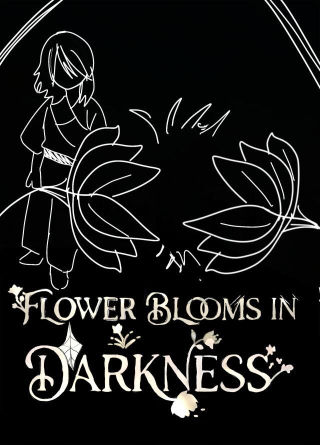 Flower Blooms in Darkness