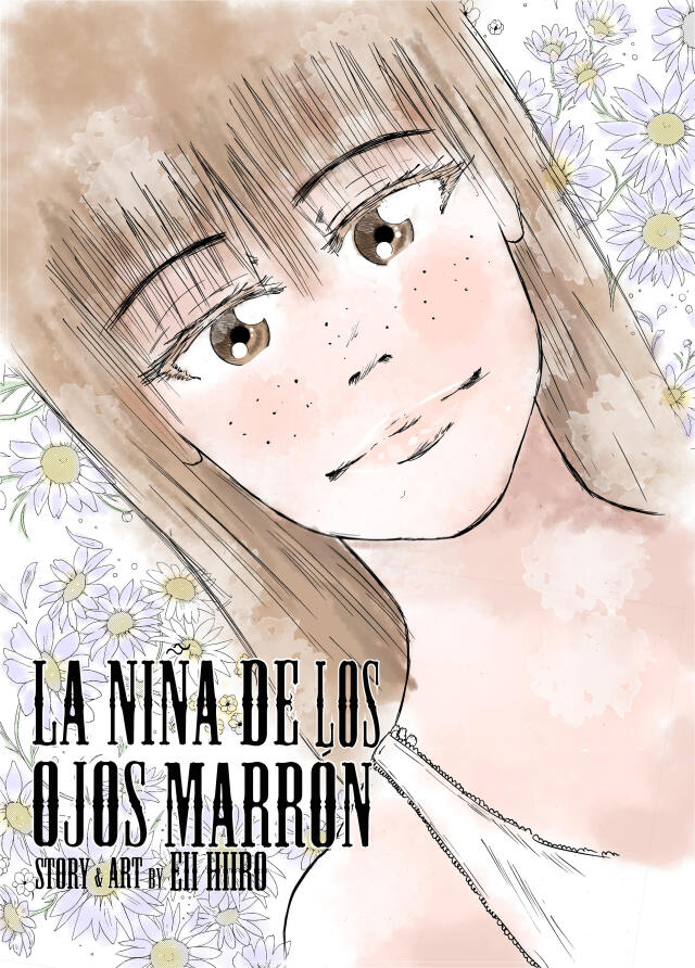 La niña de los ojos marrón