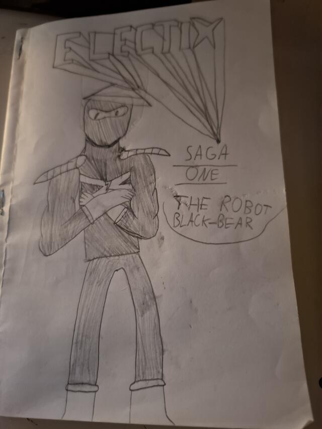 Electrix comic one saga-The Robot Black-bear