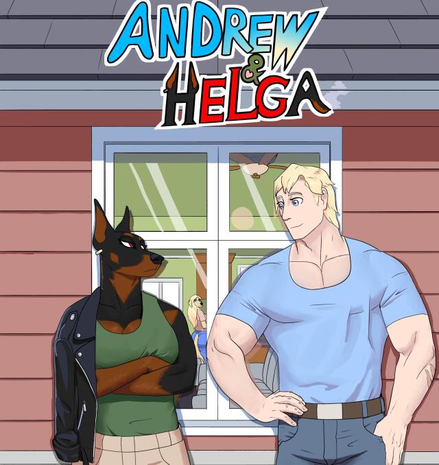 Andrew &amp; Helga (a furry x human comic)