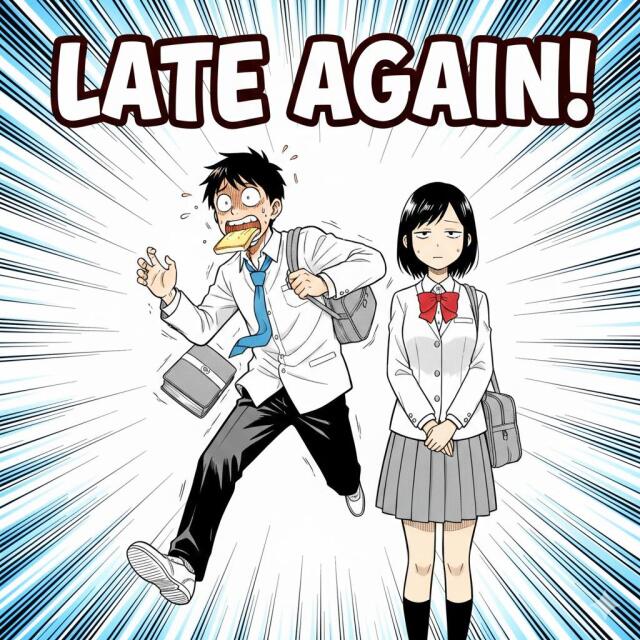 Late again