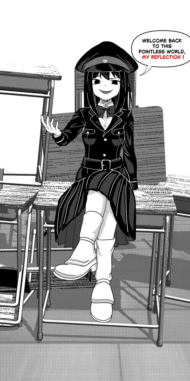 Mon reflet dans le miroir