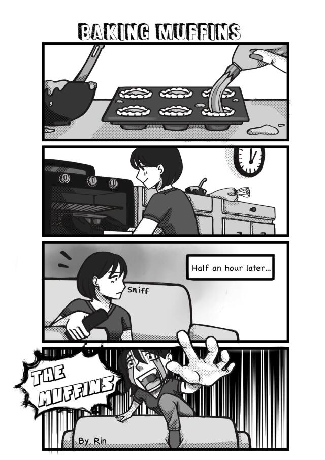 Baking muffins