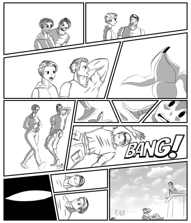 Un accidente de banana