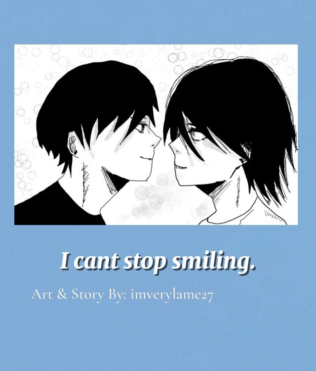 I can't stop smiling