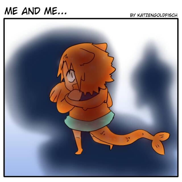 Me and me...