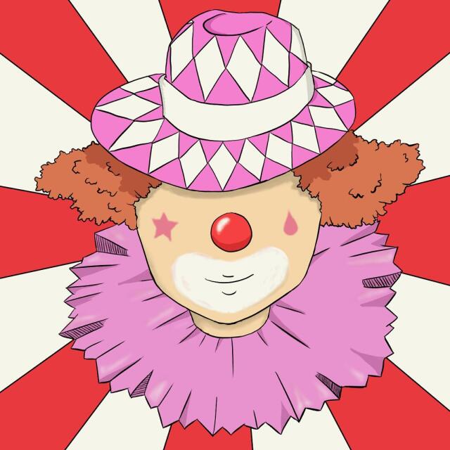 Sadly Smiling Clown