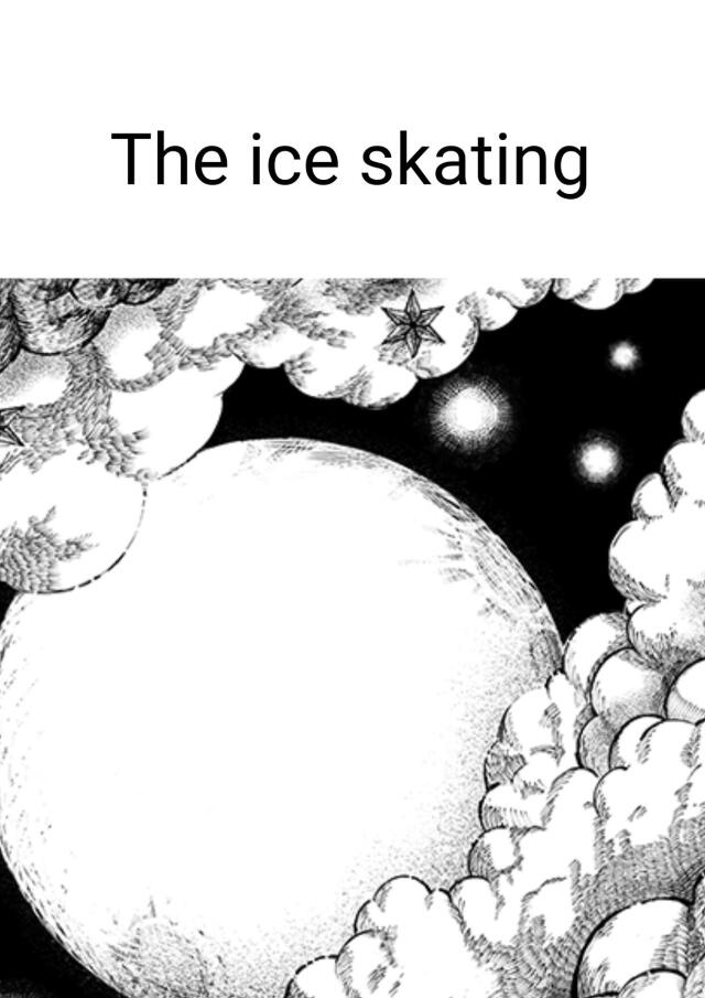The ice skating