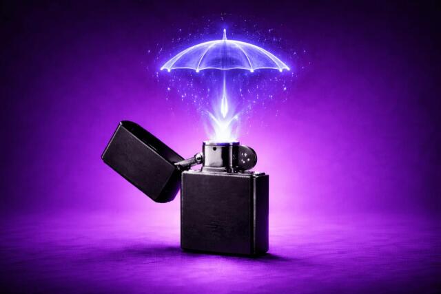 A very small umbrella