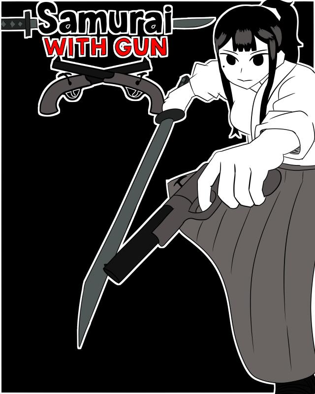 Samurai with gun