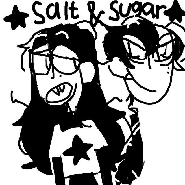 sugar and salt
