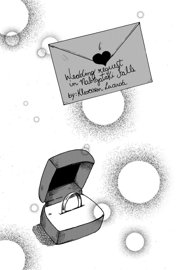 Wedding request in nabegataki falls!