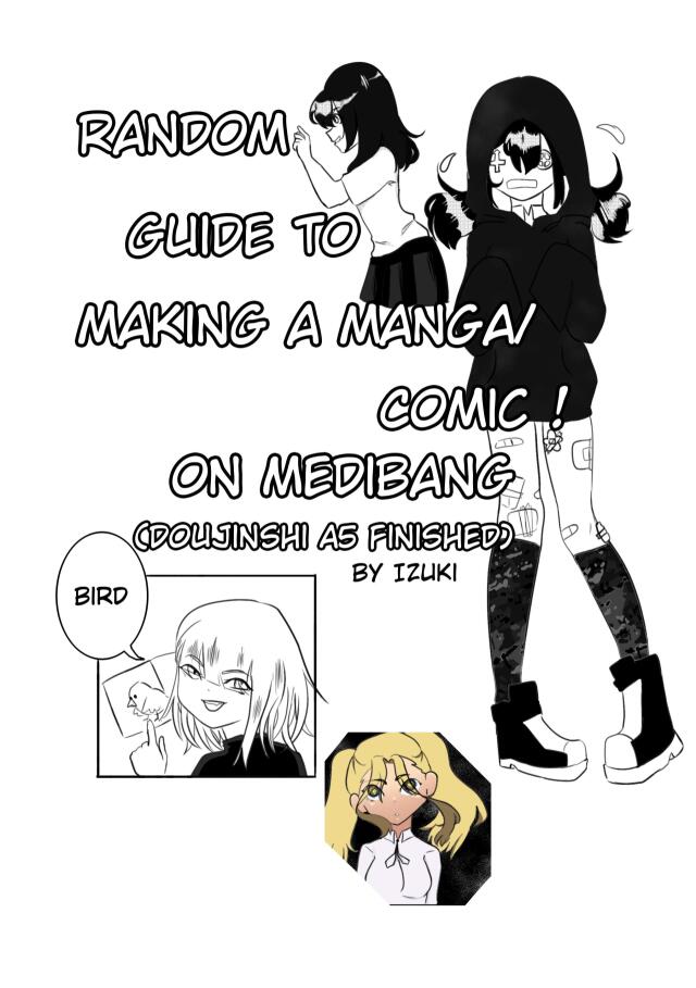 Guide to making manga/comic(doujishi A5 finished)