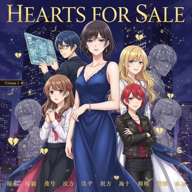 Hearts for sale