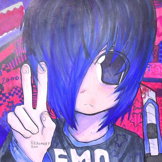 el emo, otaku quiere amigos