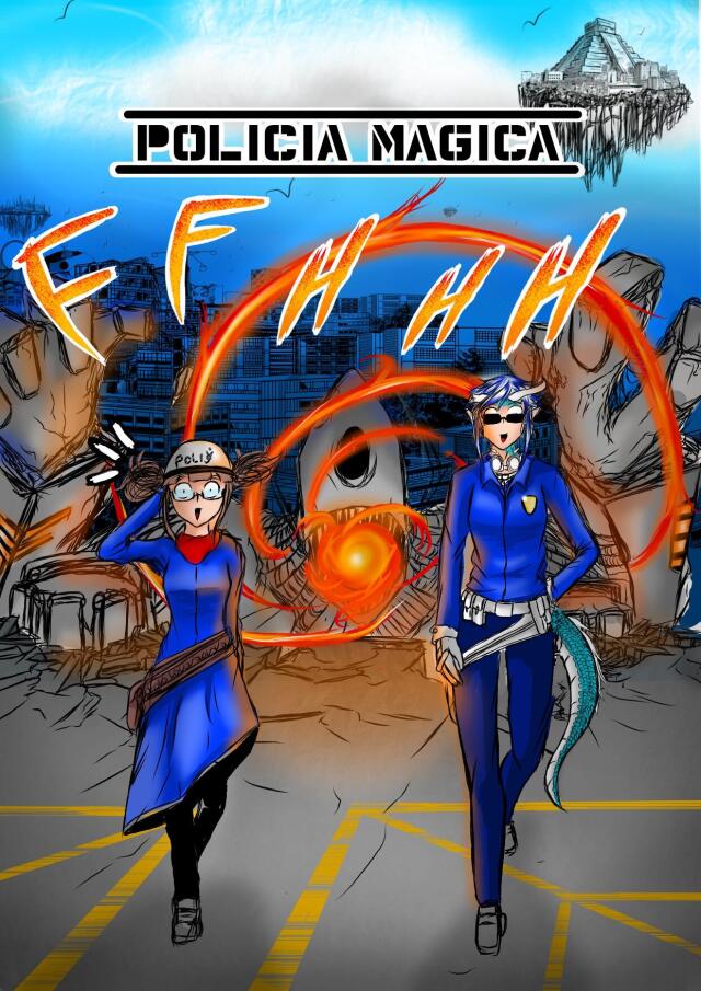 policía mágica.