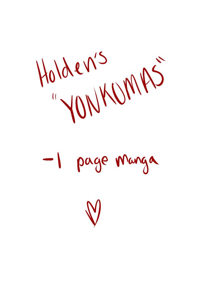 Holden's Yonkomas- 1 page mangas.