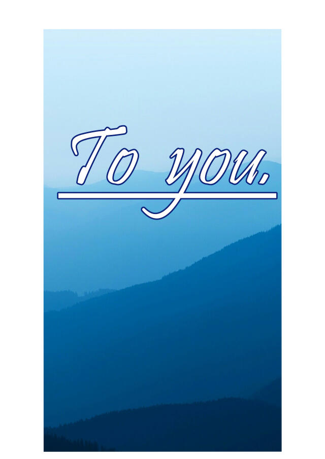 To you.