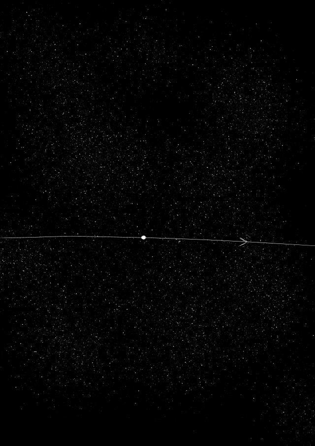 A thread of hope connected through space.